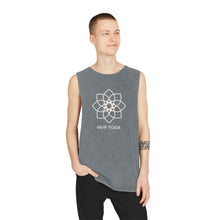 Load image into Gallery viewer, MVP YOGA- Off White Unisex Stonewash Tank Top